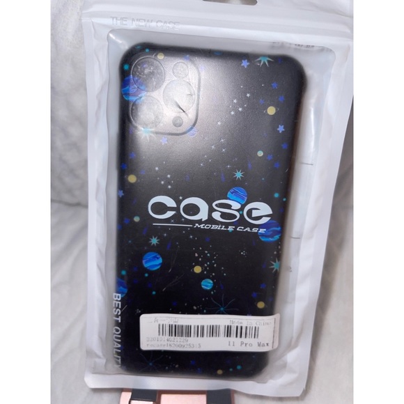 Black Galaxy Blue Planets iPhone 11 Pro Max Case💙 - Picture 15 of 17